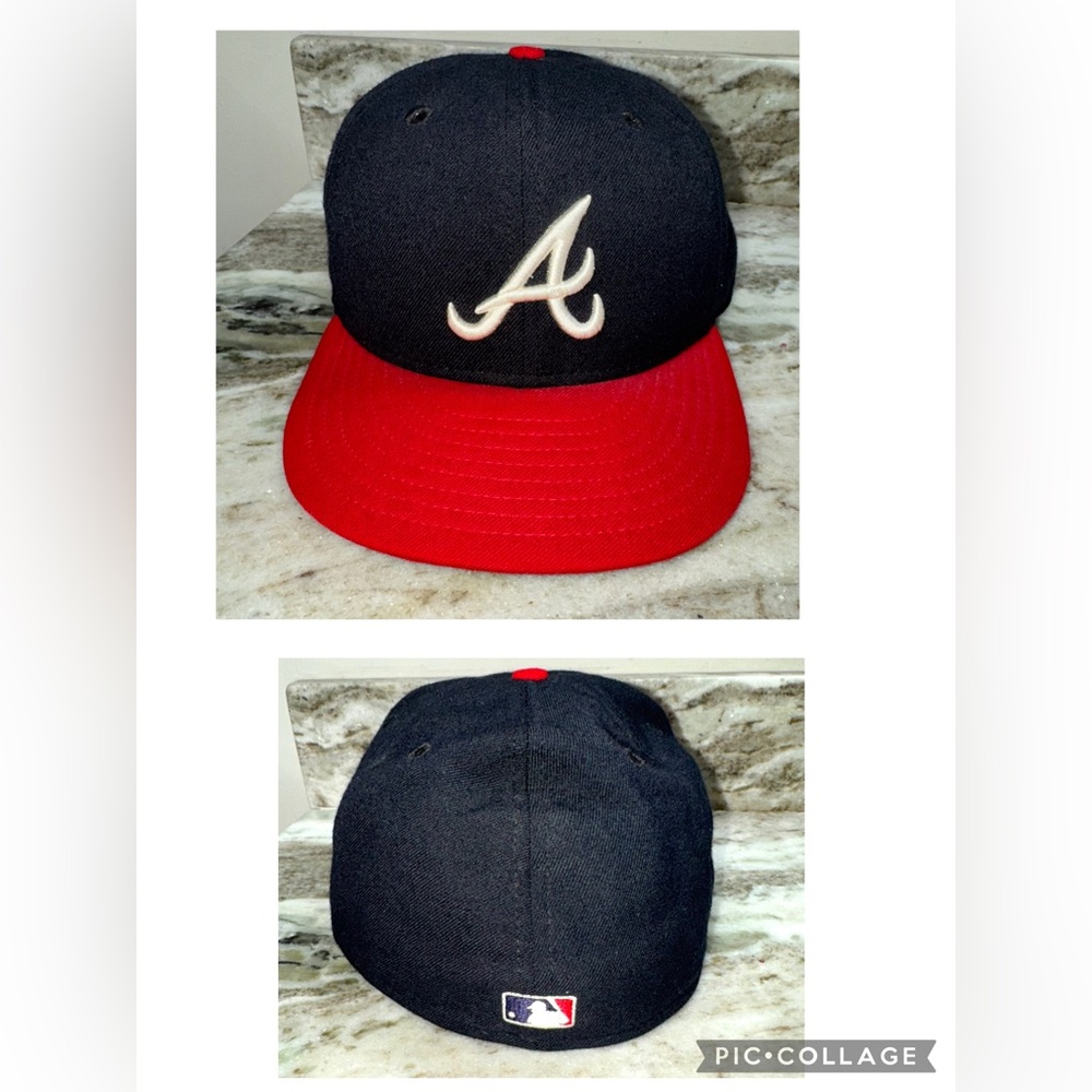 Atlanta Braves New Era Diamond Collection Hat 7 5/8